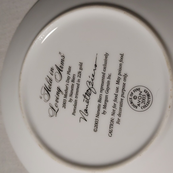 Vintage 2003 Avon Mother's Day Plate - Picture 4 of 5